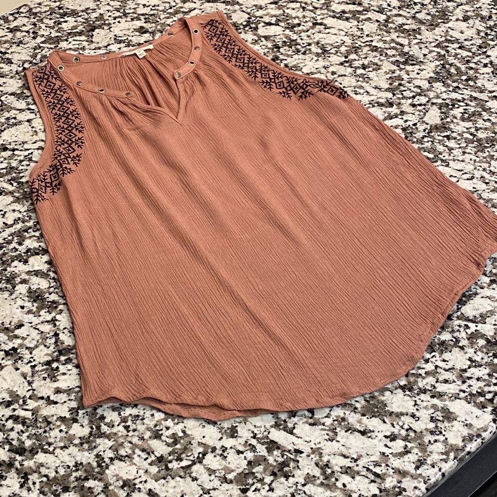 Hazelnut Blouse Tank Top